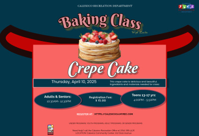 Baking class-Crepe Cake for Adults & Seniors