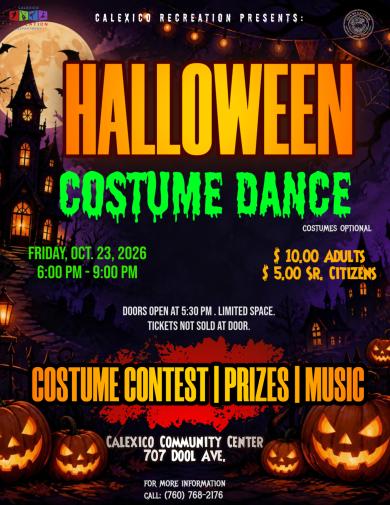Sr. Halloween Costume Dance