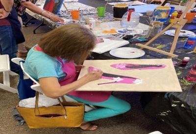 Acrylic Painting Class Intermediate Picture