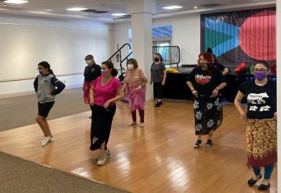 Hula Dance Class Practice